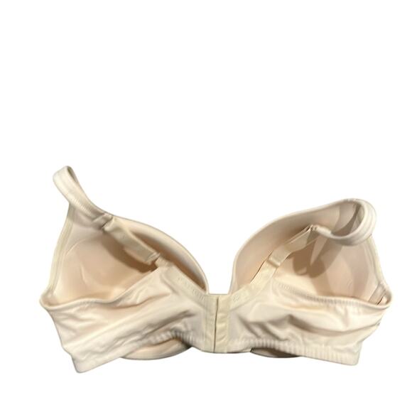 NWOT Cacique Cotton Boost Beige Plunge Bra Size 42DDD - Picture 3 of 5